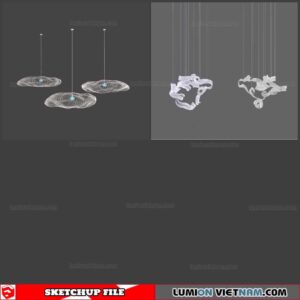 Ceiling light - Sketchup Models By Cuong Covua
