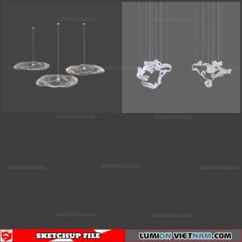 Ceiling light - Sketchup Models By Cuong Covua