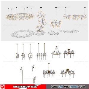 Ceiling light - Sketchup Models By Cuong Covua