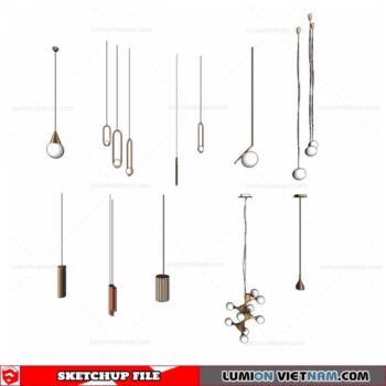 Ceiling light - Sketchup Models By Cuong Covua