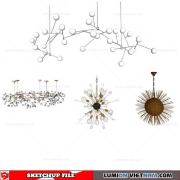 Ceiling light - Sketchup Models By Cuong Covua