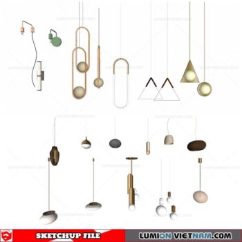 Ceiling light - Sketchup Models By Cuong Covua
