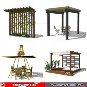 Pergola - Sketchup Models By Cuong covua