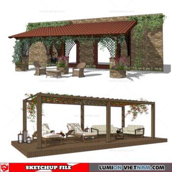 Pergola - Sketchup Models By Cuong covua