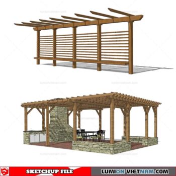 Pergola - Sketchup Models By Cuong covua