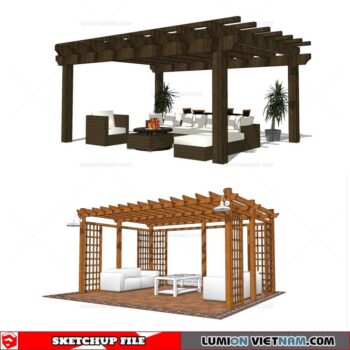 Pergola - Sketchup Models By Cuong covua