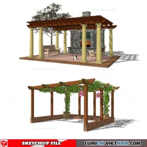 Pergola - Sketchup Models By Cuong covua