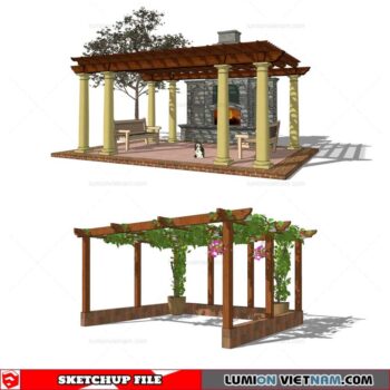 Pergola - Sketchup Models By Cuong covua