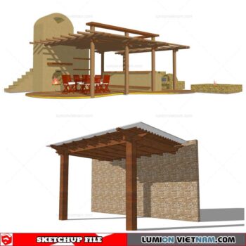 Pergola - Sketchup Models By Cuong covua