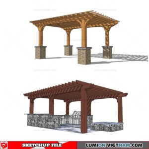 Pergola - Sketchup Models By Cuong covua