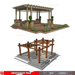Pergola - Sketchup Models By Cuong covua