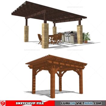Pergola - Sketchup Models By Cuong covua
