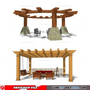 Pergola - Sketchup Models By Cuong covua