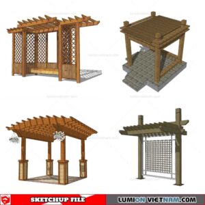 Pergola - Sketchup Models By Cuong covua