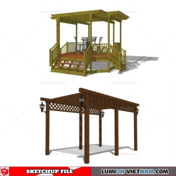 Pergola - Sketchup Models By Cuong covua