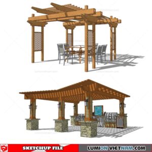 Pergola - Sketchup Models By Cuong covua