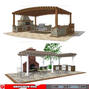 Pergola - Sketchup Models By Cuong covua