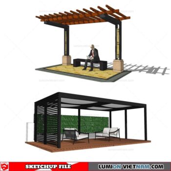 Pergola - Sketchup Models By Cuong covua