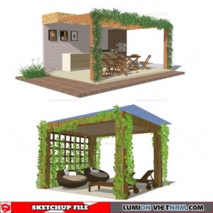Pergola - Sketchup Models By Cuong covua