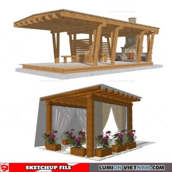 Pergola - Sketchup Models By Cuong covua