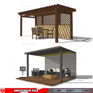 Pergola - Sketchup Models By Cuong covua