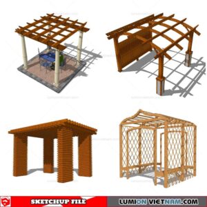 Pergola - Sketchup Models By Cuong covua