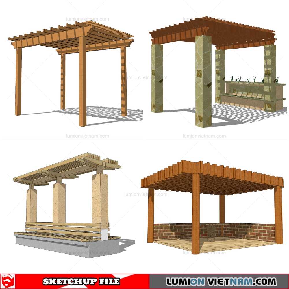 300921-Pergola-(6)-Sketchup-Models
