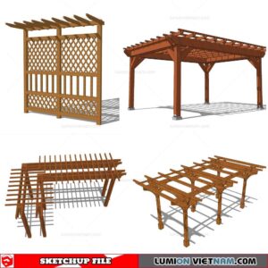 Pergola - Sketchup Models By Cuong covua
