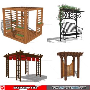 Pergola - Sketchup Models By Cuong covua