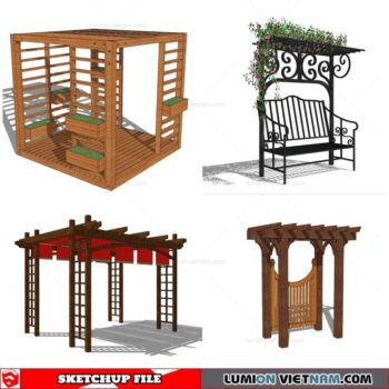 Pergola - Sketchup Models By Cuong covua