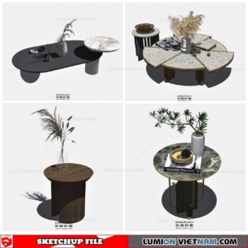 Table Side - Sketchup Models By Cuong covua