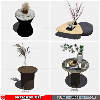 Table Side - Sketchup Models By Cuong covua