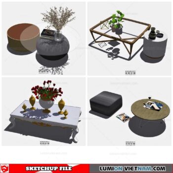 Table Side - Sketchup Models By Cuong covua