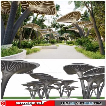 Landscape Decor - Sketchup Model By Cuong Covua