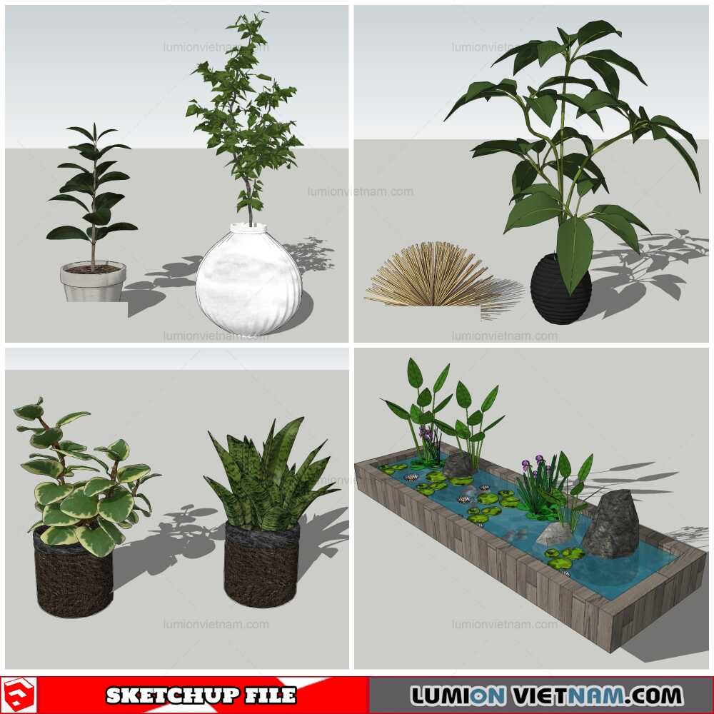 051021-Plant-Pots-(17)-Sketchup-Models