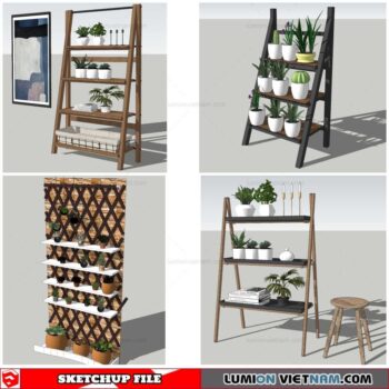 Plant Pots - Sketchup Models By Nha Tay