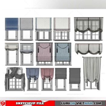 Curtains – Sketchup Models