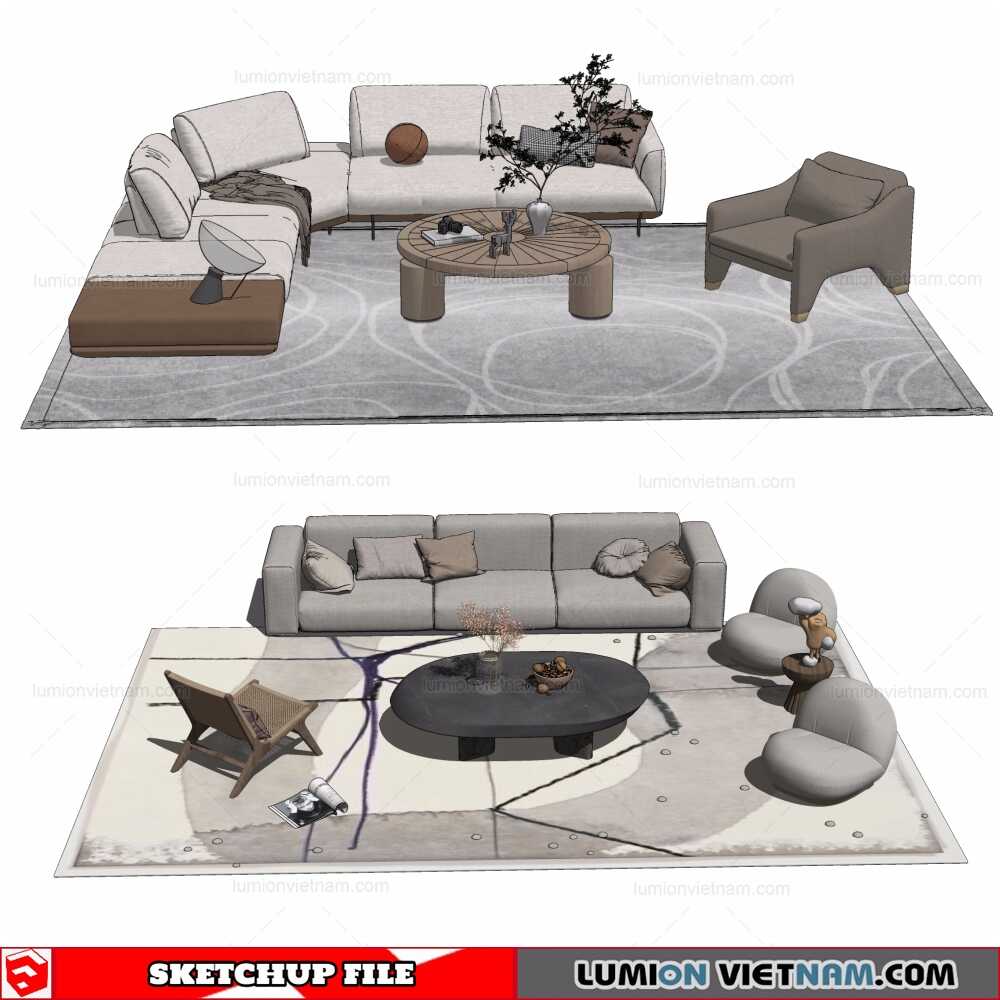 071021-Sofa-Set-Vy-Darchviz-(1)-Sketchup-Models