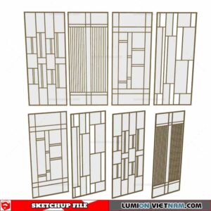 CNC Wall Panel - Sketchup Models By Cuong Covua