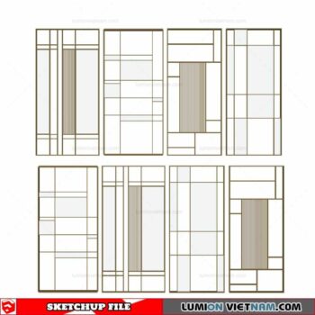 CNC Wall Panel - Sketchup Models By Cuong Covua