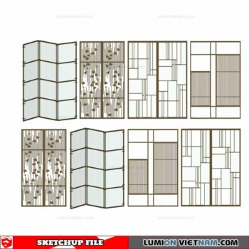 CNC Wall Panel - Sketchup Models By Cuong Covua