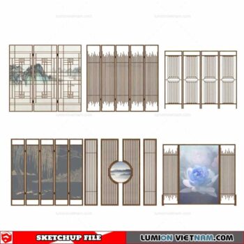 CNC Wall Panel - Sketchup Models By Cuong Covua