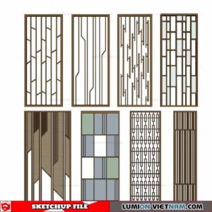 CNC Wall Panel - Sketchup Models By Cuong Covua