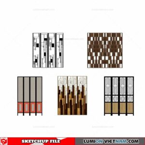 CNC Wall Panel - Sketchup Models By Cuong Covua