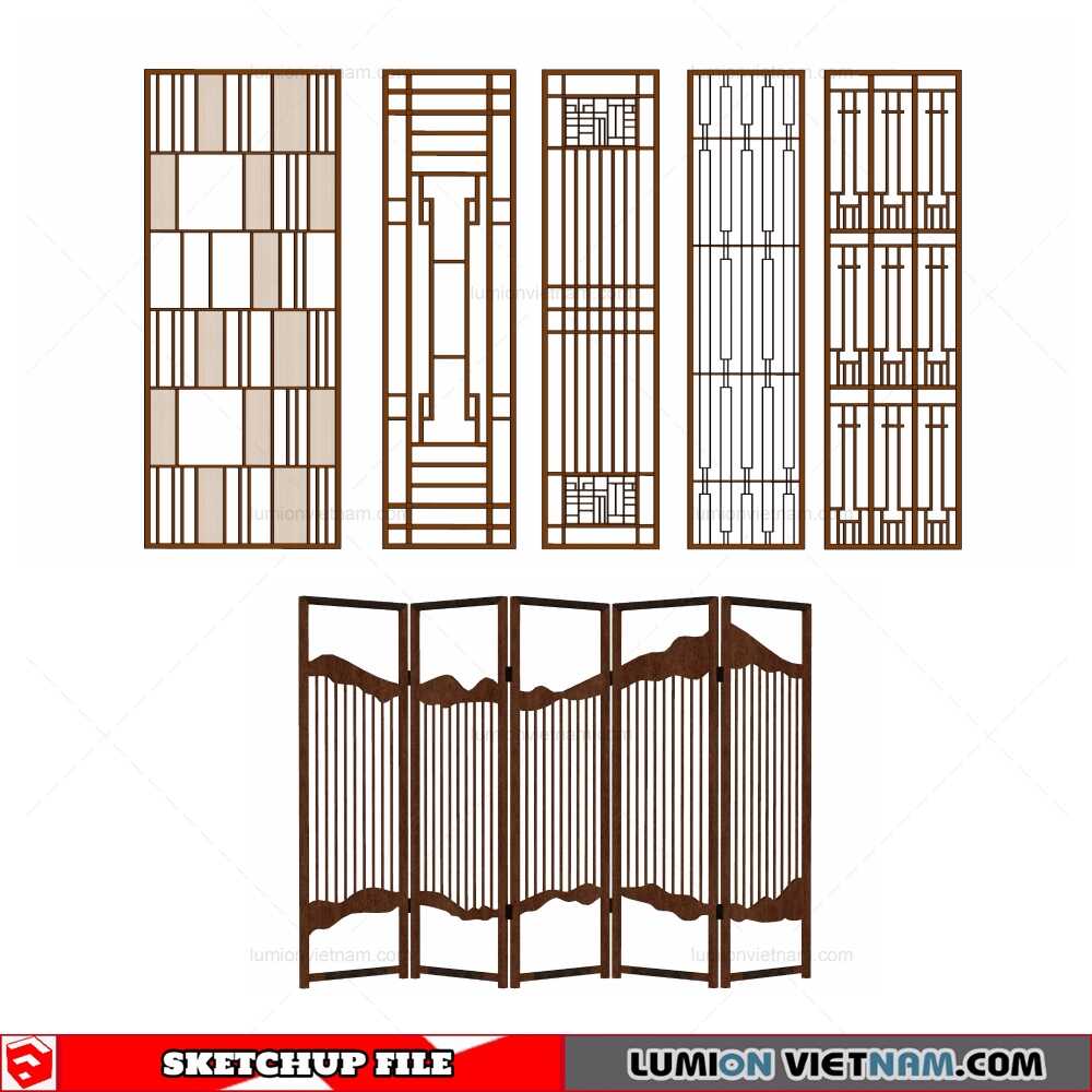 081021-Cnc-Wall-Panel-(2)-Sketchup-Models