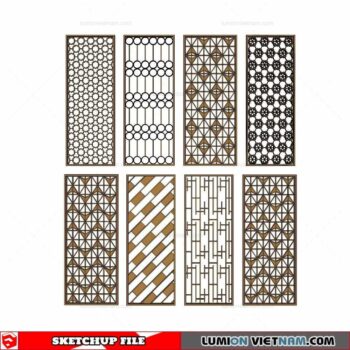 CNC Wall Panel - Sketchup Models By Cuong Covua