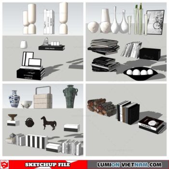 Decor On Self - Sketchup Models By Nha Tay