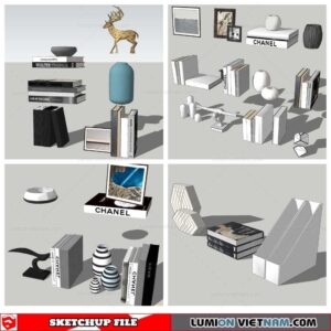 Decor On Self - Sketchup Models By Nha Tay