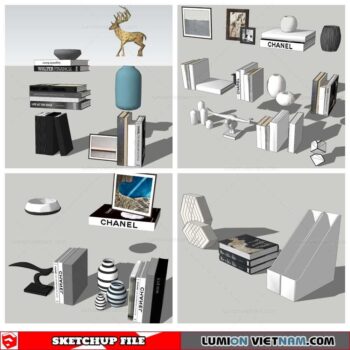 Decor On Self - Sketchup Models By Nha Tay