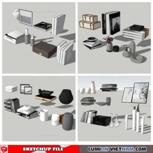 Decor On Self - Sketchup Models By Nha Tay